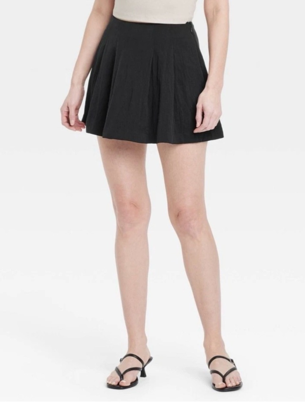a new day Black Mini Skirt skort